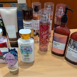 Bath & Body Works Collection All used mostly full bottles